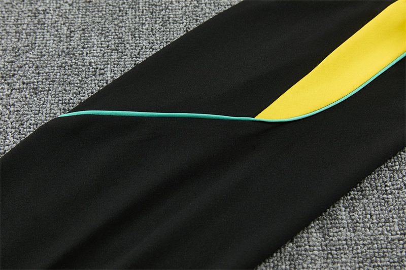 2026-27 Brazil Black Half-Zip Training Jersey