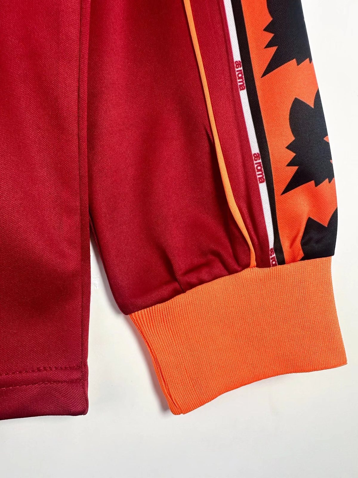 1998-99 Roma Home Long Sleeve Retro Jersey