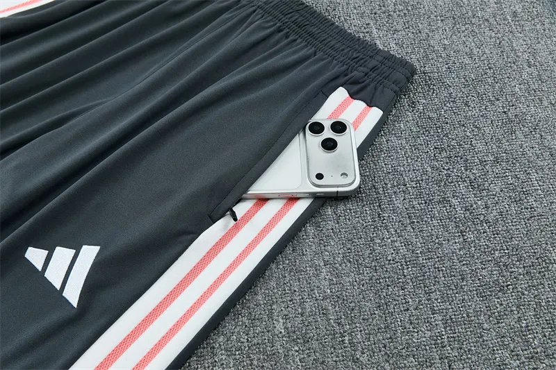 2026-27 Real Madrid Dark Grey Half-Zip Training Jersey