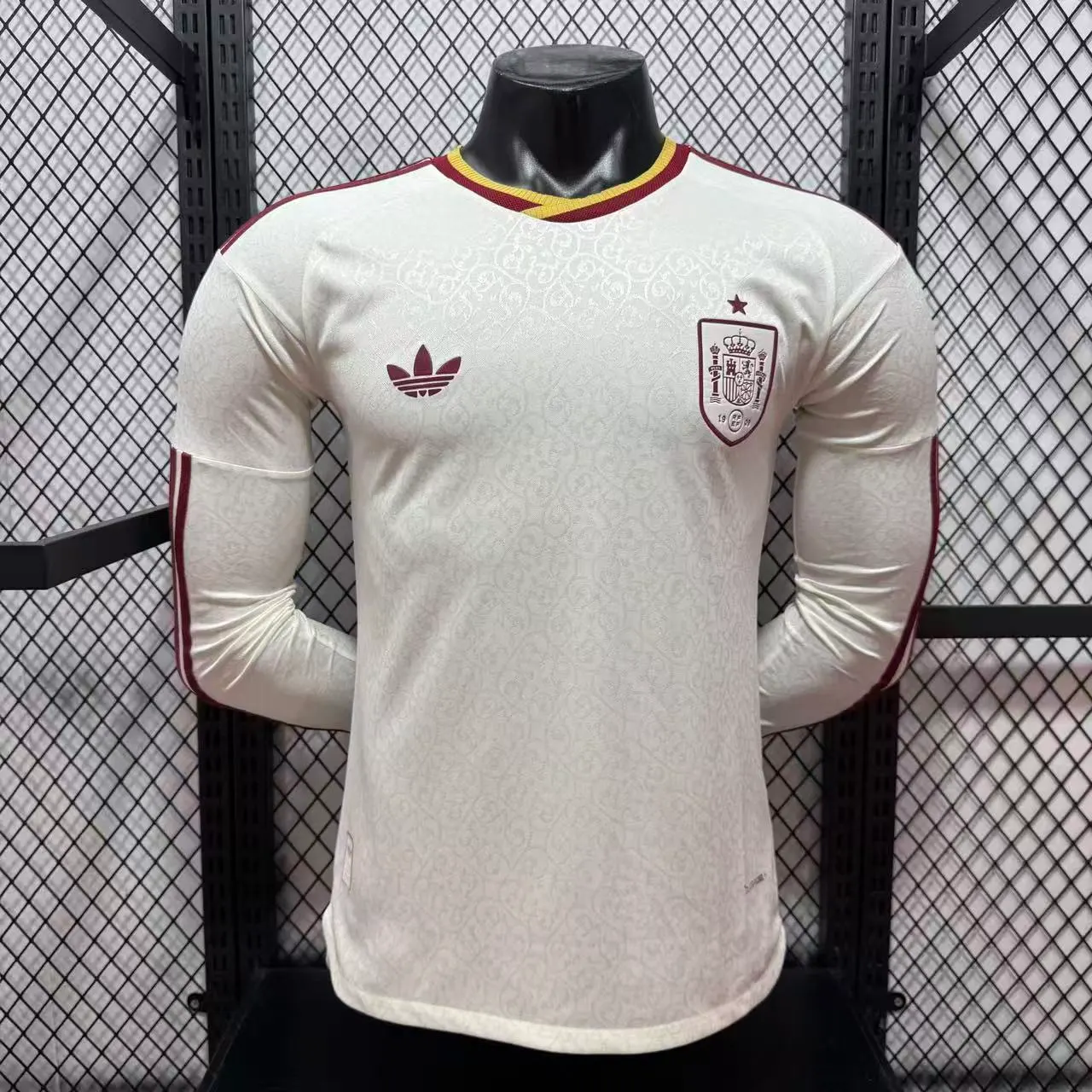 2026-27 Spain Away Long-Sleeve Jersey - Player Version