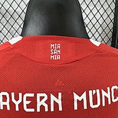 2025-26 Bayern Munich Home Long Sleeve Jersey - Player Edition