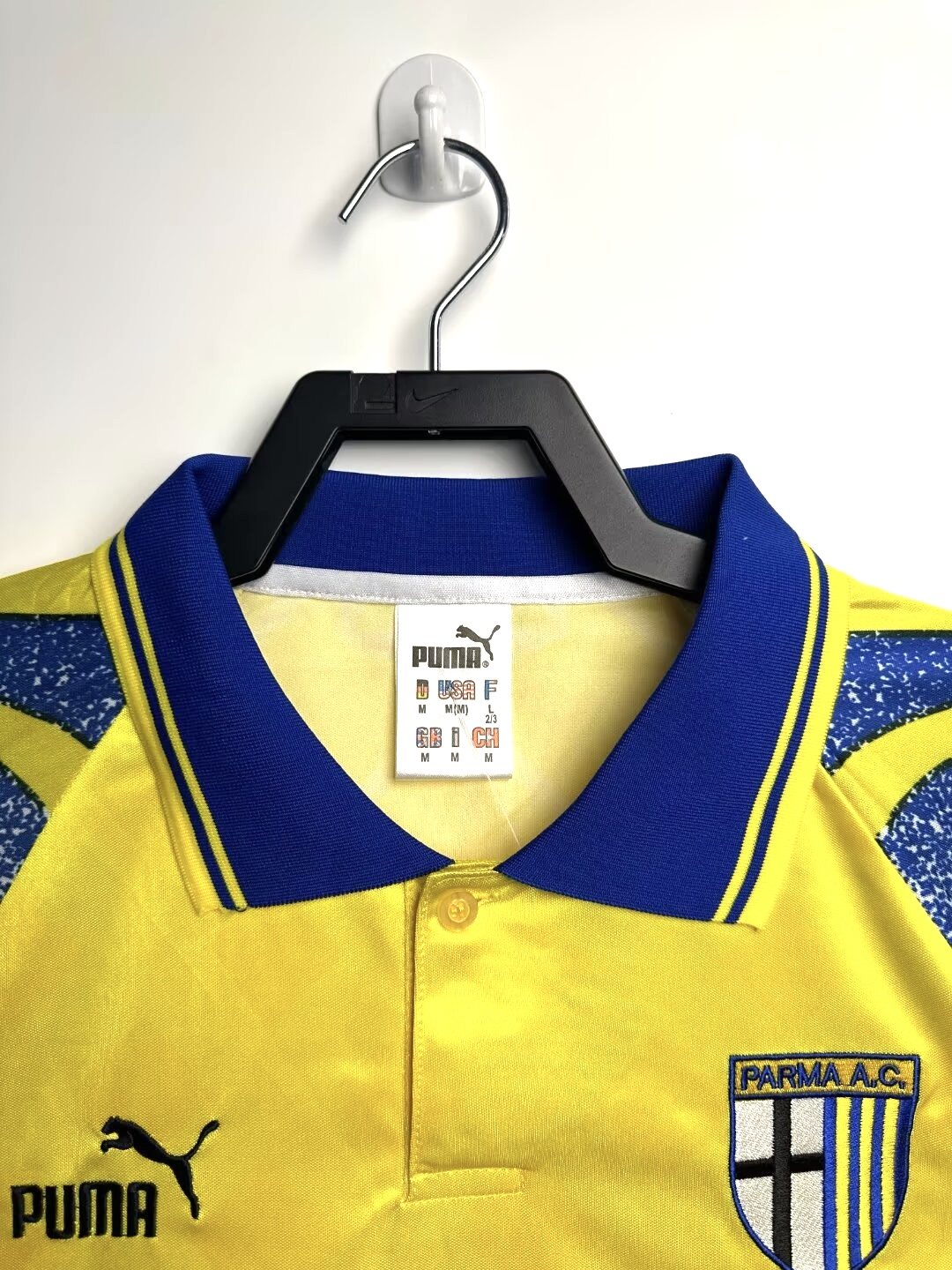 1995-97 Parma yellow retro jersey