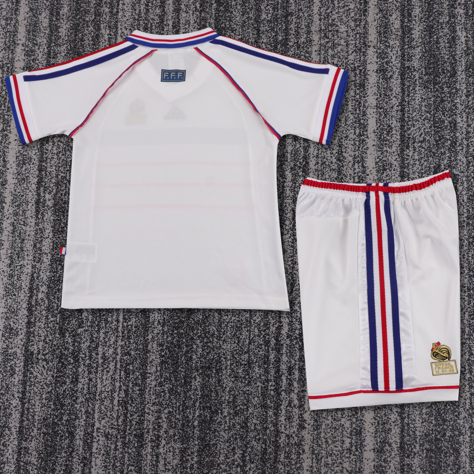 1998 France Away Retro Shirt - Kids Sizes