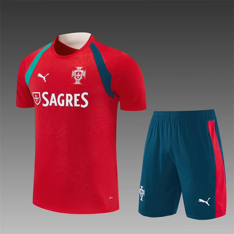 2026-27 Portugal Red Short-Sleeve Training Jersey