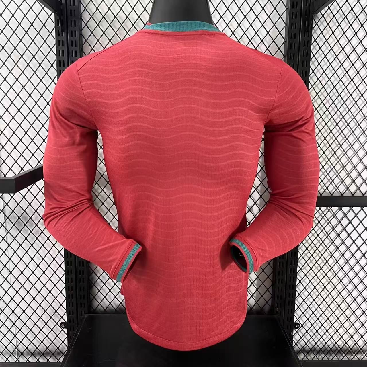 2026 Portugal Home Long-Sleeve Jersey – Player Version