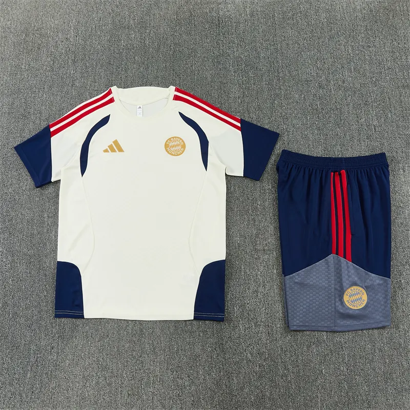 2026-27 Bayern Munich Beige Short-Sleeve Training Jersey
