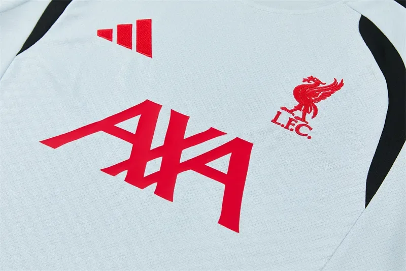 2026-27 Liverpool Light Grey Short-Sleeve Training Jersey