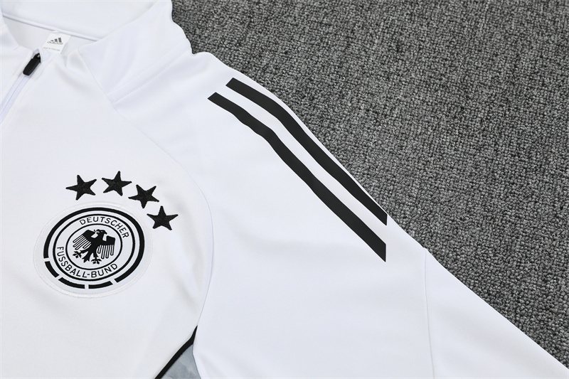 2025-26 Germany White Half-Zip Training Jersey