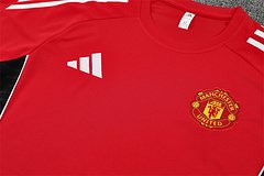 2025-26 Manchester United Red Short Sleeve Training Jersey