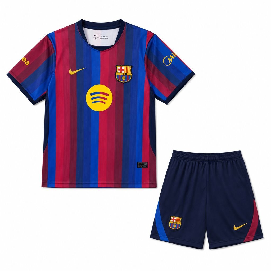 2026-27 Barcelona Home Jersey – Kids' Version