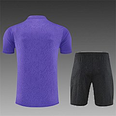 2025-26 Barcelona Purple Collaboration Short Sleeve Training Jersey