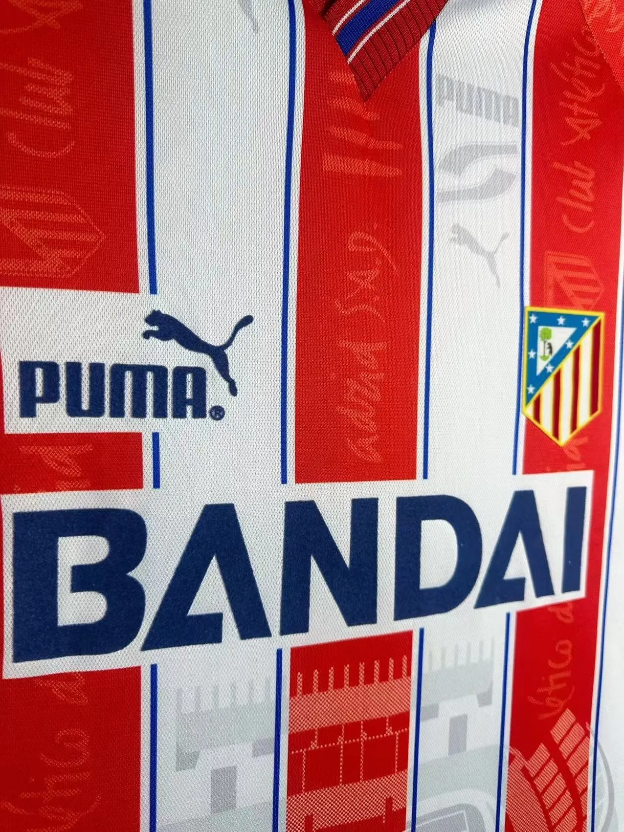 1996-97 Atlético Madrid Retro Home Jersey