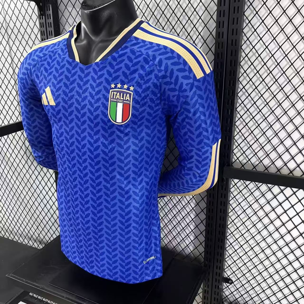 2026 Italy Home Long-Sleeve Jersey – Player Version