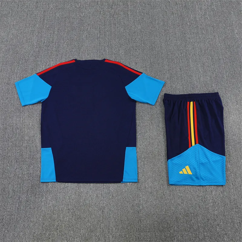 2026-27 Spain Royal Blue Short-Sleeve Training Jersey