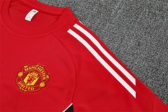 2025-26 Manchester United Red Short Sleeve Training Jersey