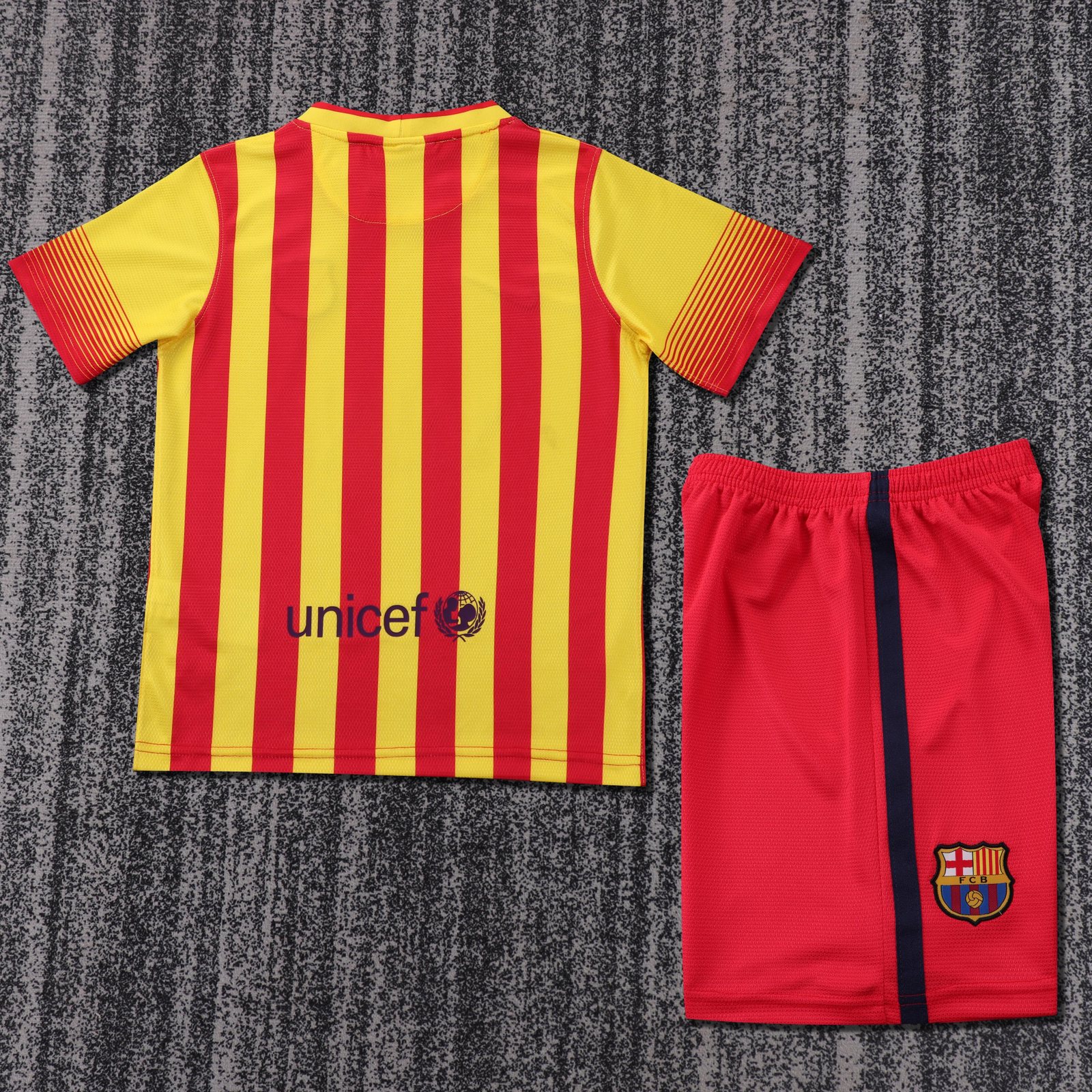 2013-14 Barcelona Away Retro Jersey - Kids