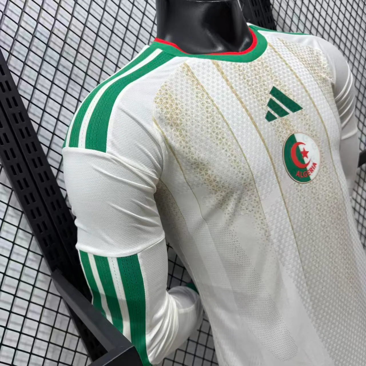 2026-27 Algeria Home Long-Sleeve Jersey - Player Version