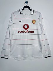 2003-05 Manchester United Away Long Sleeve Retro Shirt