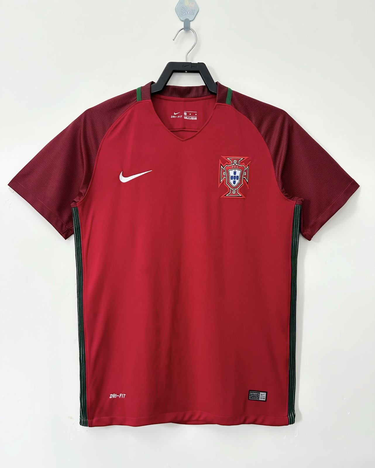 2016 Portugal Home Retro Jersey