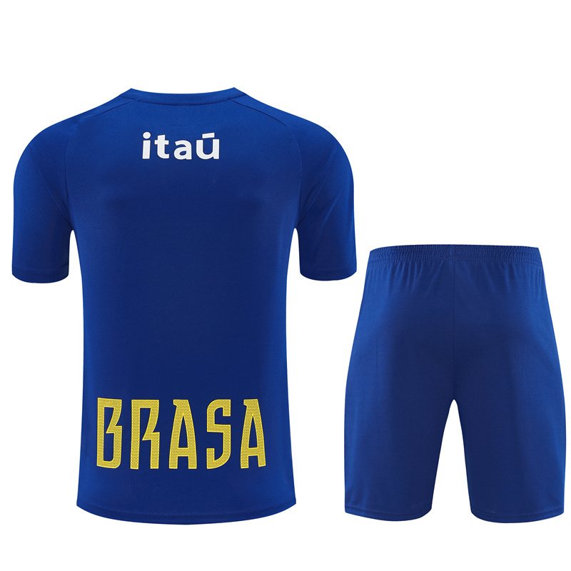 2026-27 Brazil Royal Blue Short-Sleeve Training Jersey