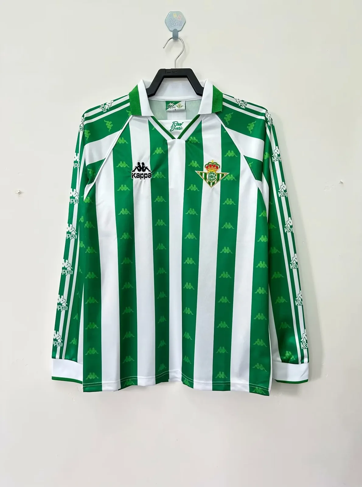 1995-97 Real Betis Home Long Sleeve Retro Shirt - No Ads