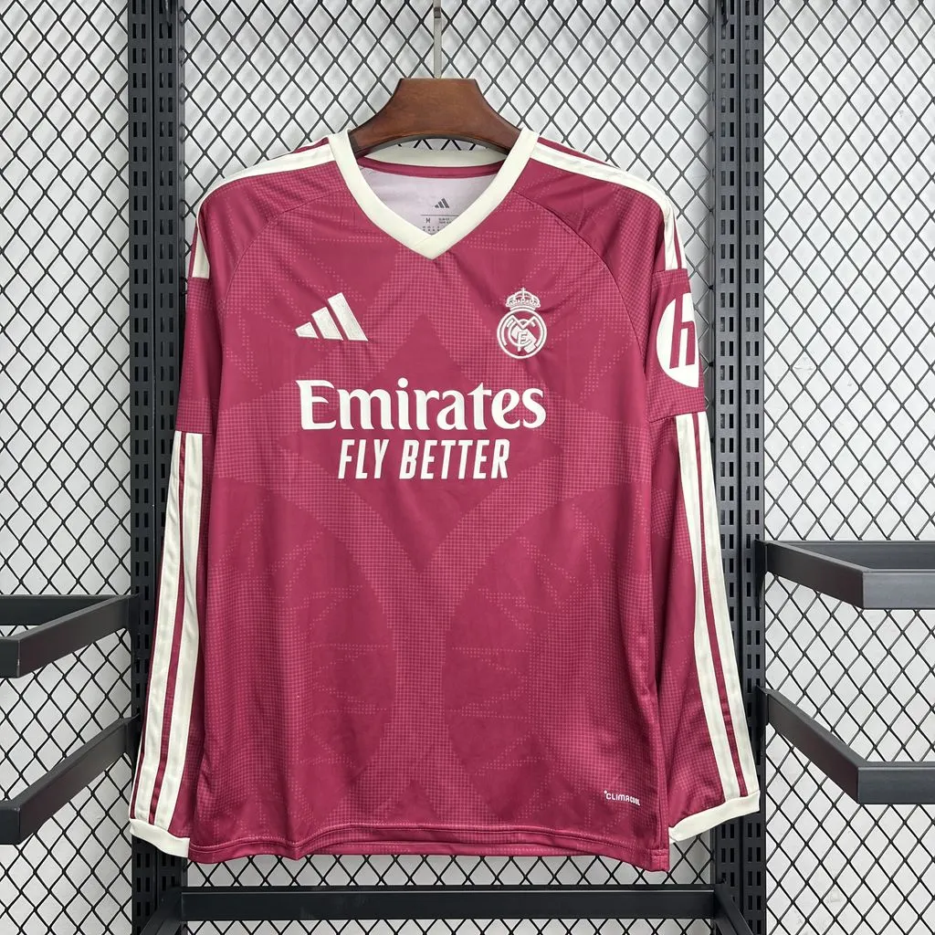 2026-27 Real Madrid Second Away Long-Sleeve Kit - Fan Edition