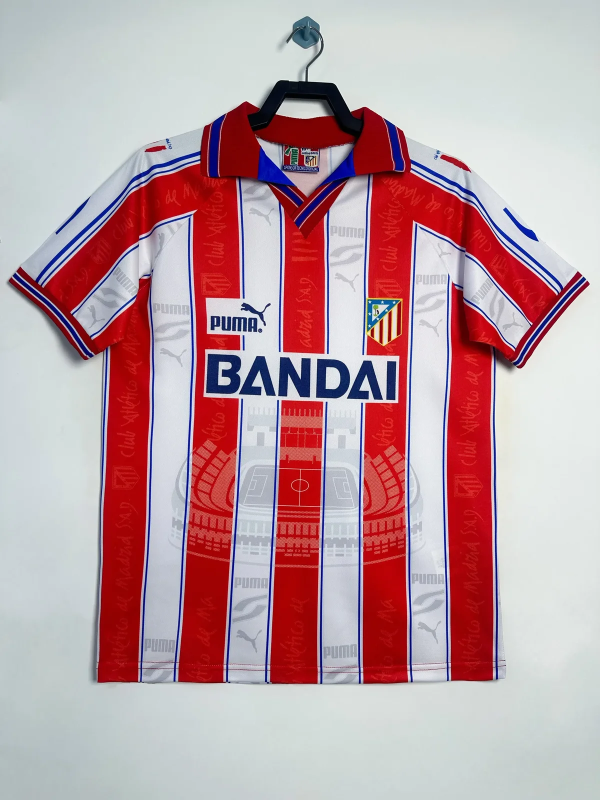 1996-97 Atlético Madrid Retro Home Jersey