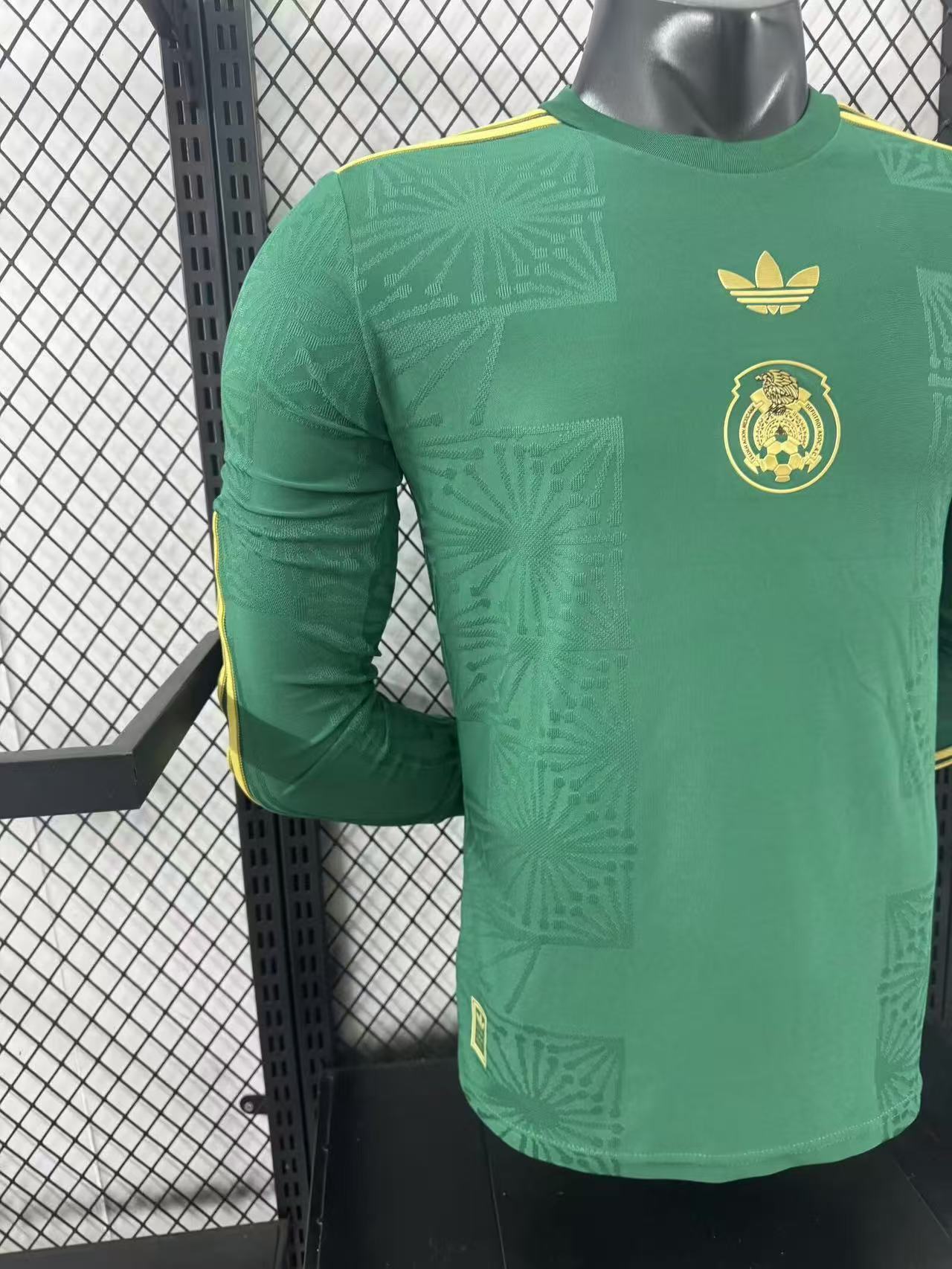 2025-26 Mexico Gold Cup Edition Long-Sleeve Jersey – Player Version