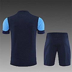 2025-26 Marseille Royal Blue Short Sleeve Training Jersey