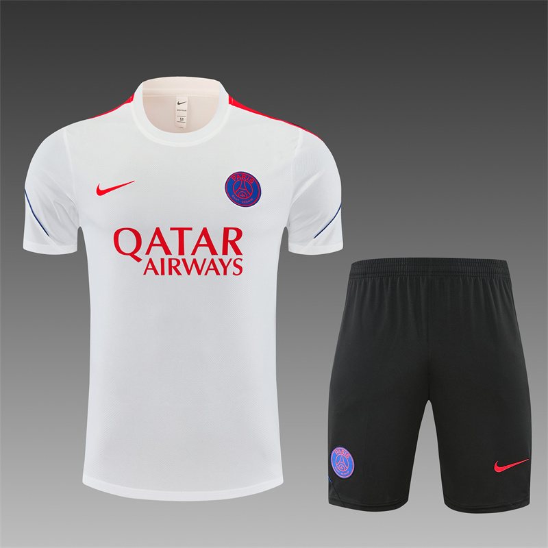 2026-27 Paris White Short-Sleeve Training Jersey