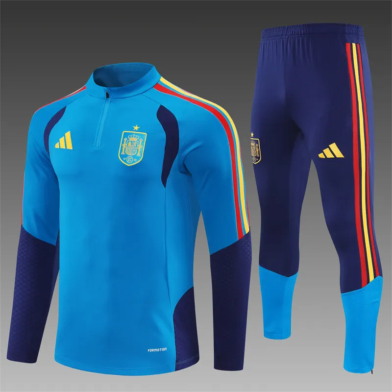 2026-27 Spain Lake Blue Half-Zip Training Jersey