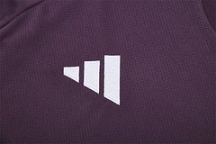 2025-26 Manchester United purple short-sleeved training shirt