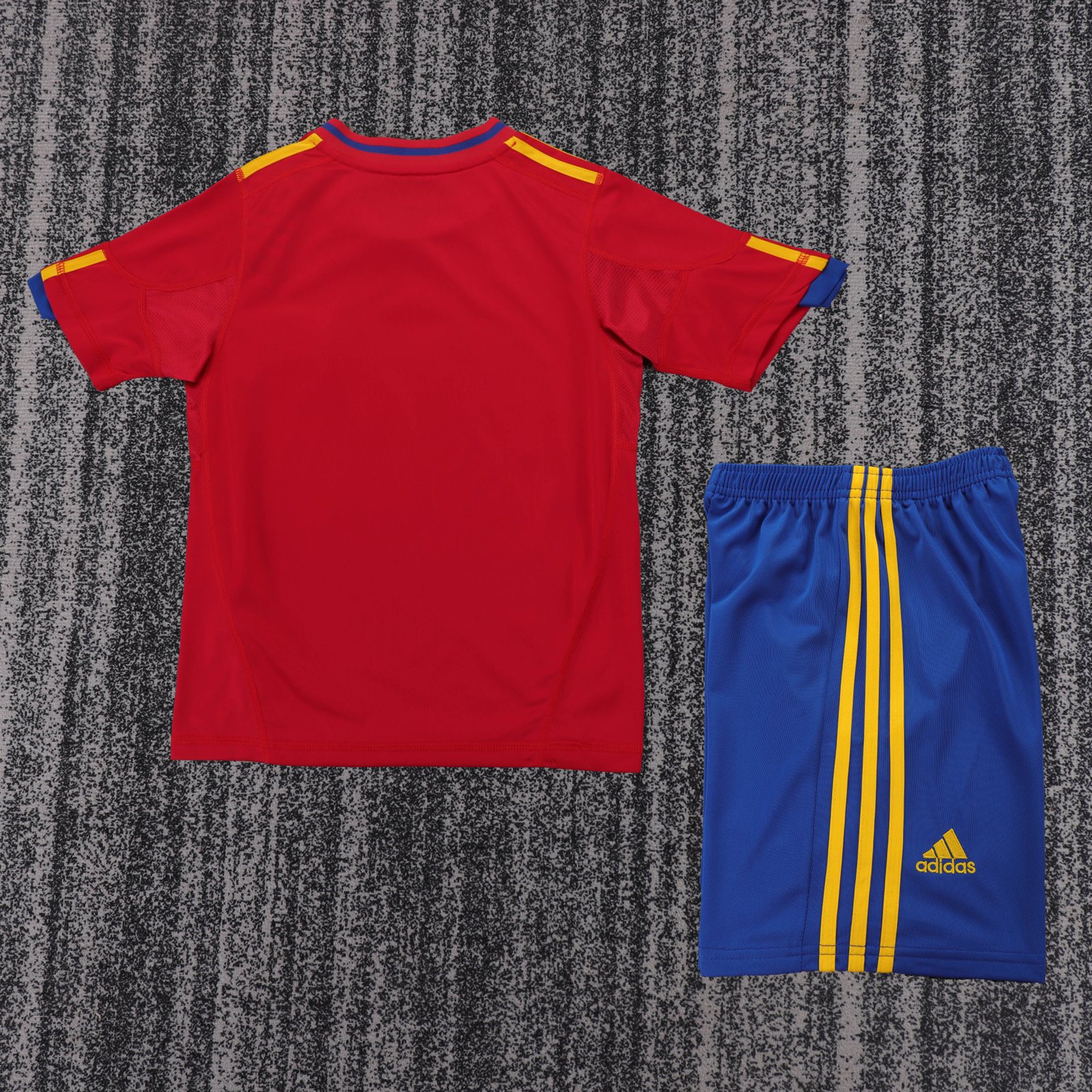 2010 Spain Home Retro Jersey – Kids