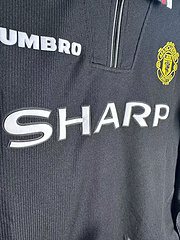 1998 Manchester United black long sleeve retro jersey