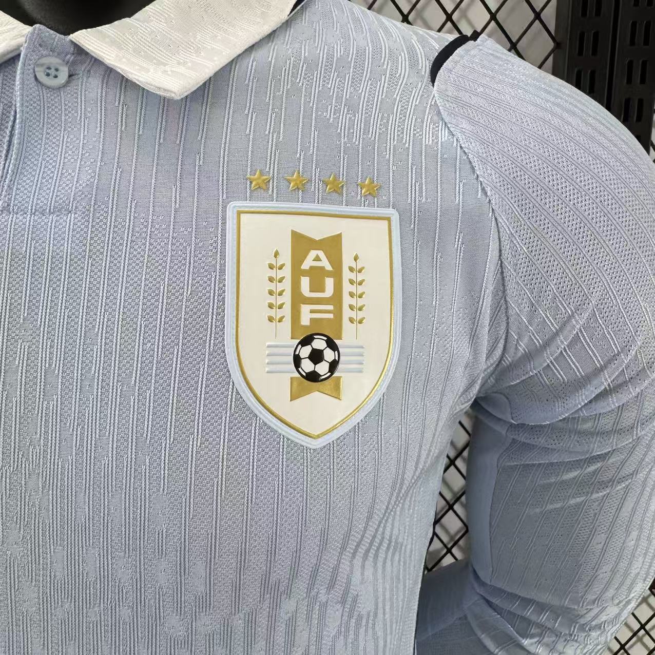 2026-27 Uruguay Home Long-Sleeve Jersey – Player Version