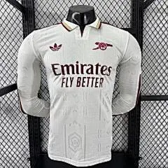 2025-26 Arsenal Away Long Sleeve Shirt - Player Edition