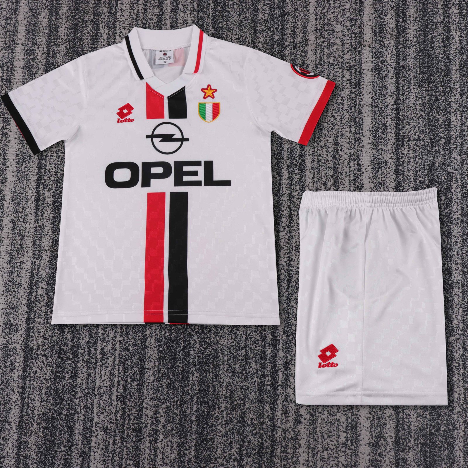 1996-97 AC Away Retro Shirt - Kids Sizes