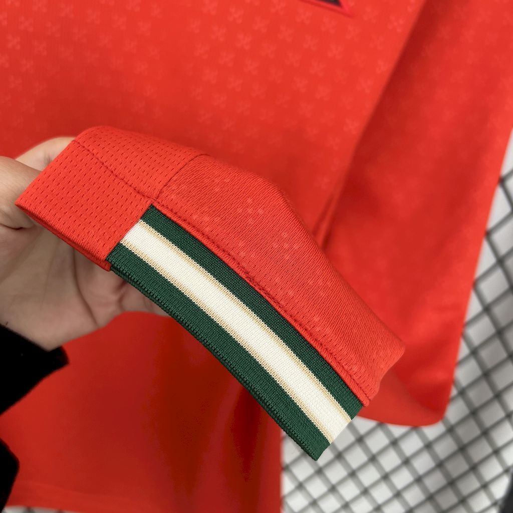 2025-26 Portugal Home Long Sleeve Jersey - Fan Edition