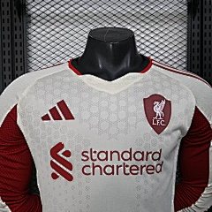 2025-26 Liverpool Away Long Sleeve Shirt - Player Edition