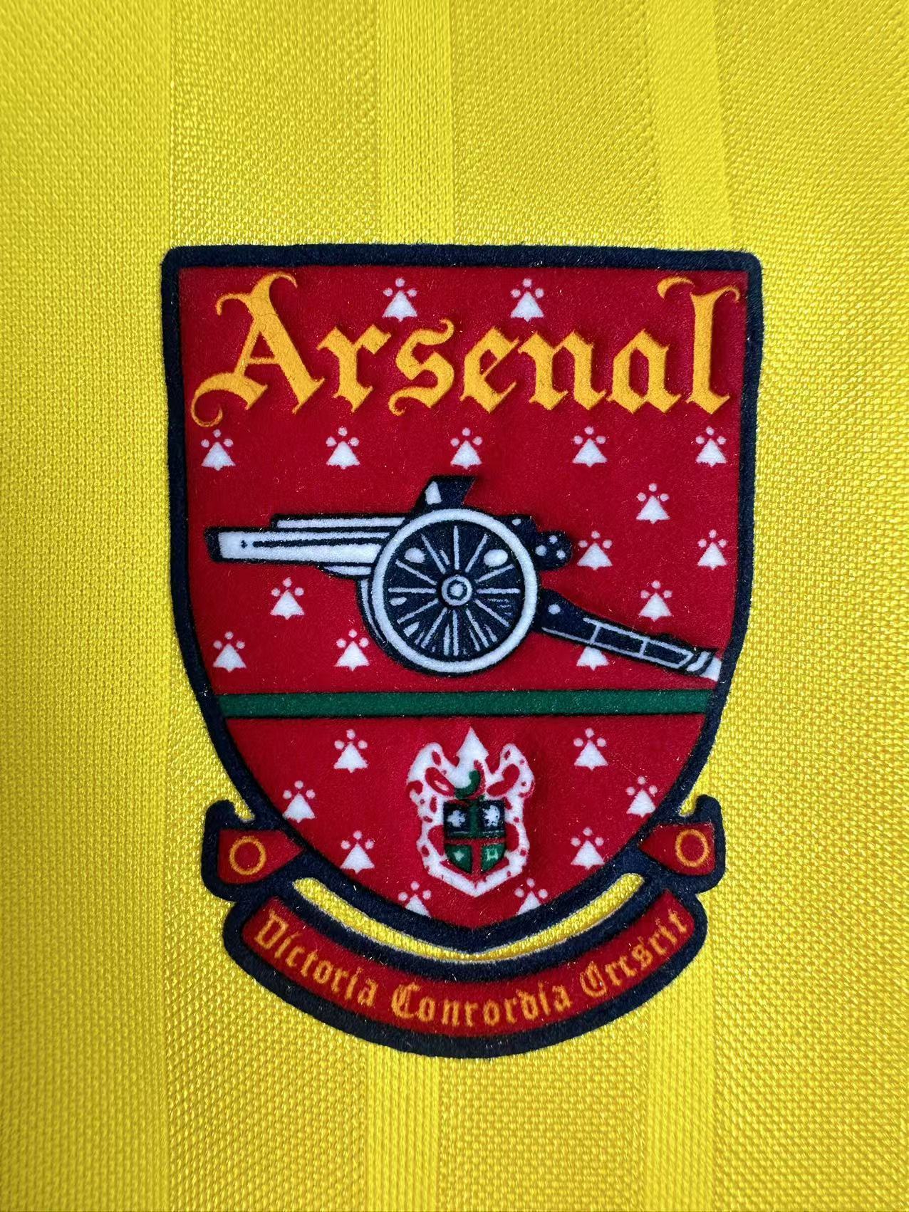 1993-94 Arsenal Away Retro Long-Sleeve Jersey