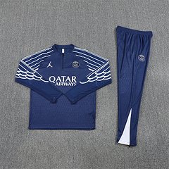 2025-26 Paris Royal Blue [Champions League Edition] Half-Drawn Training Jersey