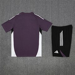 2025-26 Manchester United purple short-sleeved training shirt