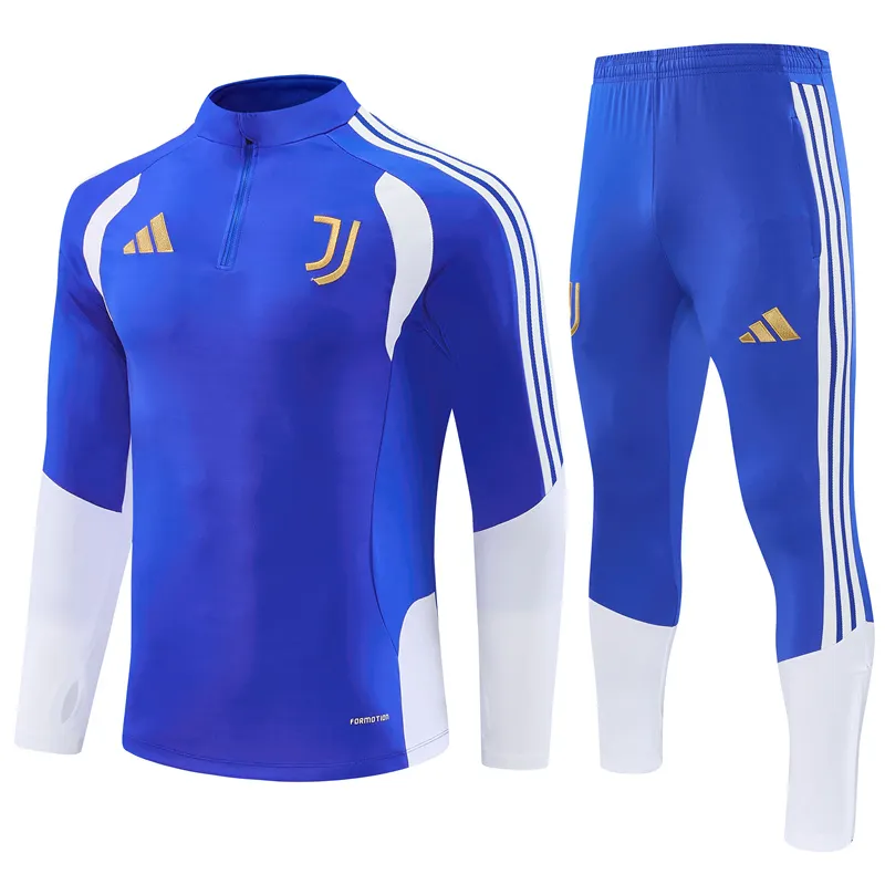 2026-27 Juventus Light Blue Half-Zip Long-Sleeve Training Kit