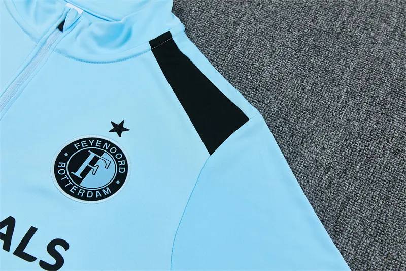 2026-27 Feyenoord Light Blue Half-Zip Training Jersey