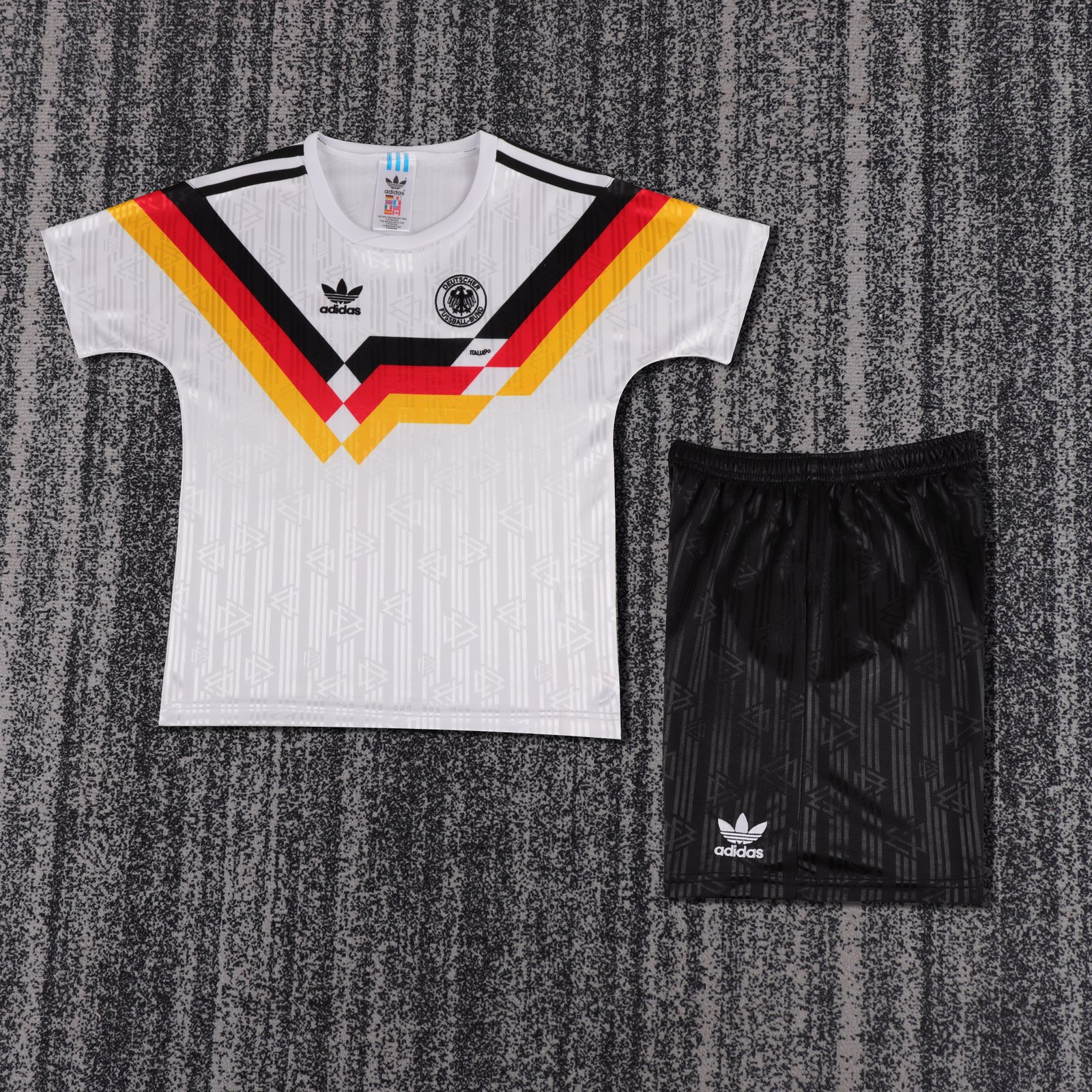 1990 Germany Home Retro Shirt - Kids Size