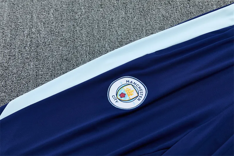 2026-27 Manchester City Light Blue Half-Zip Training Kit