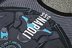 2025-26 Napoli Black Grey Short Sleeve Training Jersey
