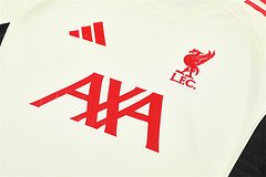 2025-26 Liverpool FC off-white short-sleeved training jersey