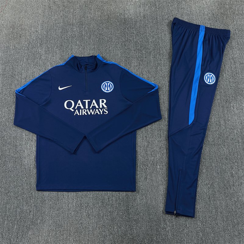 2026-27 Inter Milan Royal Blue Half-Zip Training Jersey