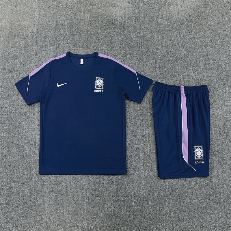 2026-27 South Korea Royal Blue Short-Sleeve Training Jersey